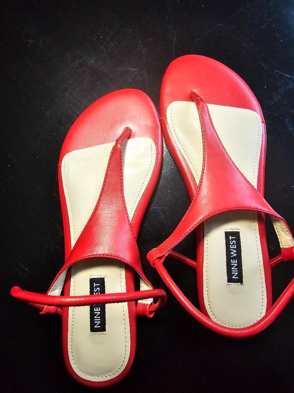 Nine West Red Sandals